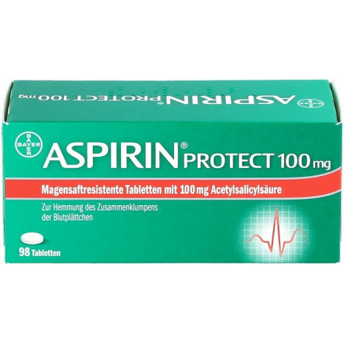 Phòng chống đột quy Aspirin Protect 100mg 98 viên 